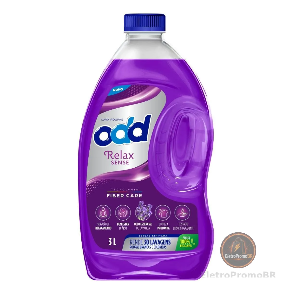 Limppano Lava Roupas Líquido ODD Relax Sense Lavagem Completa 3L