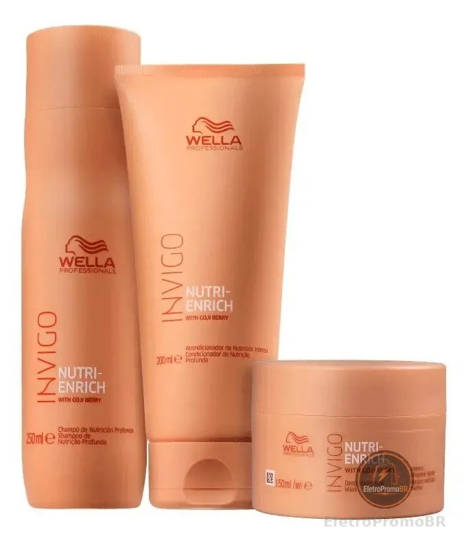 Kit Wella Professionals Invigo Nutri-enrich Trio Pequeno