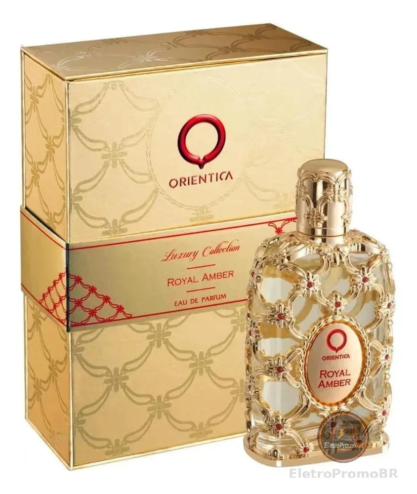 Perfume Luxo Arabe Royal Amber - Feminino - 80ml Lacrado