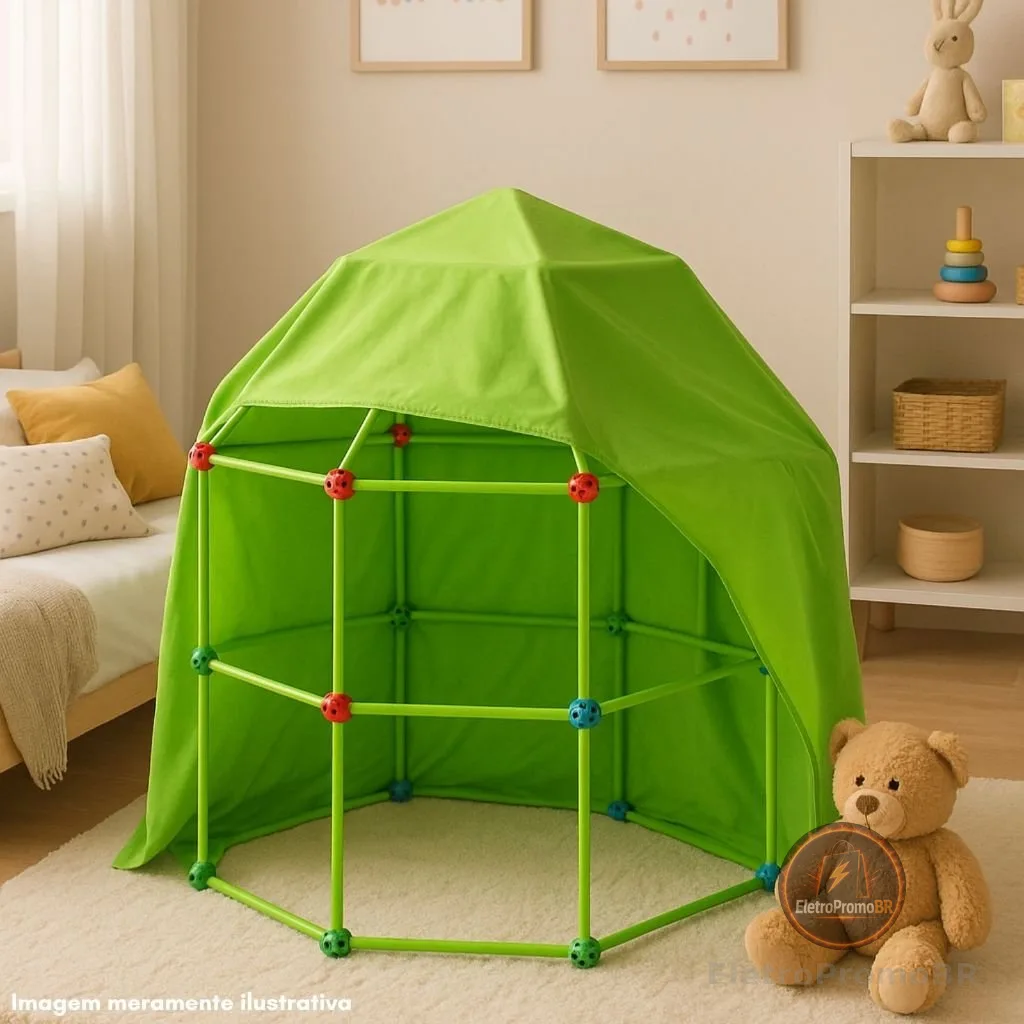 Barraca Infantil Cabana Multi Montagens Cabaninha Tenda Casinha Menino Menina