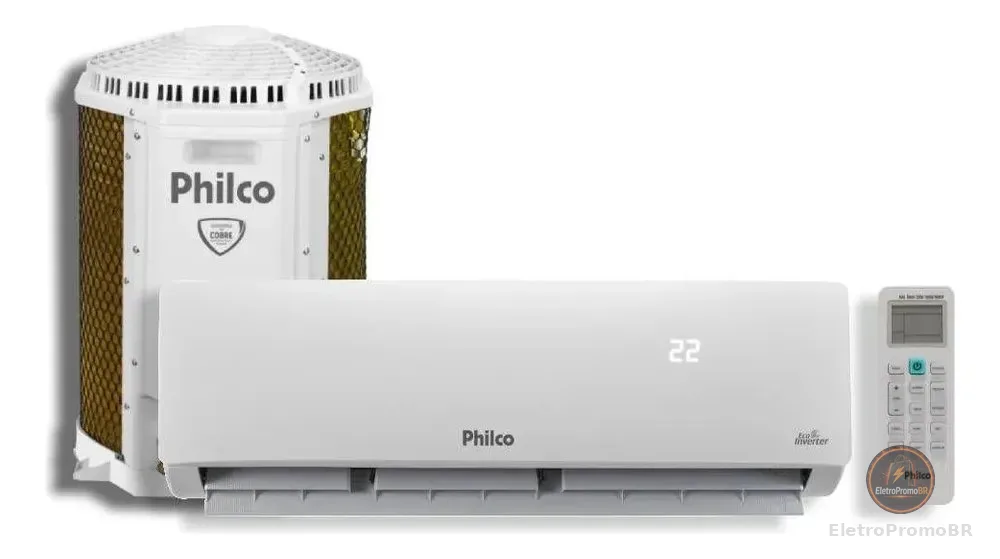Ar Condicionado Inverter Philco 9000 Btus Frio 220v Pac9ft Branco 220v