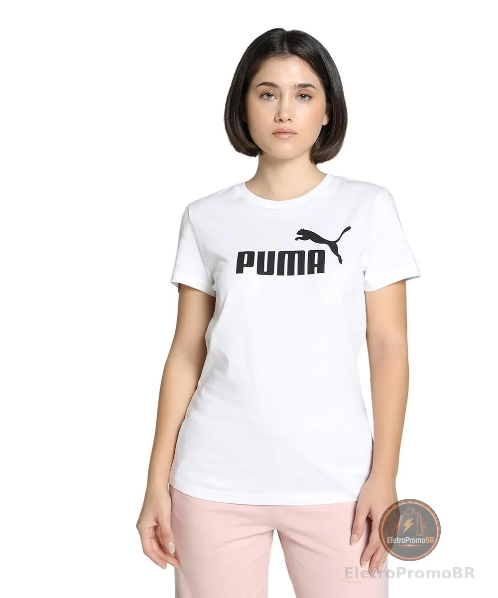 Camiseta Puma Ess No. 1 Logo Feminina