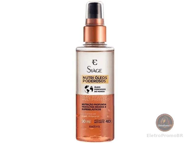 Óleo Capilar Eudora Siàge Nutri Óleos Poderosos 90ml