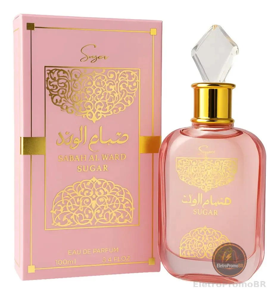 Perfume Árabe Sabah Al Ward Sugar Eau De Parfum 100 Ml