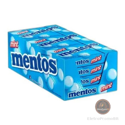 Drops Mentos Mint Van Melle Com 12 Unidades De 24,1g