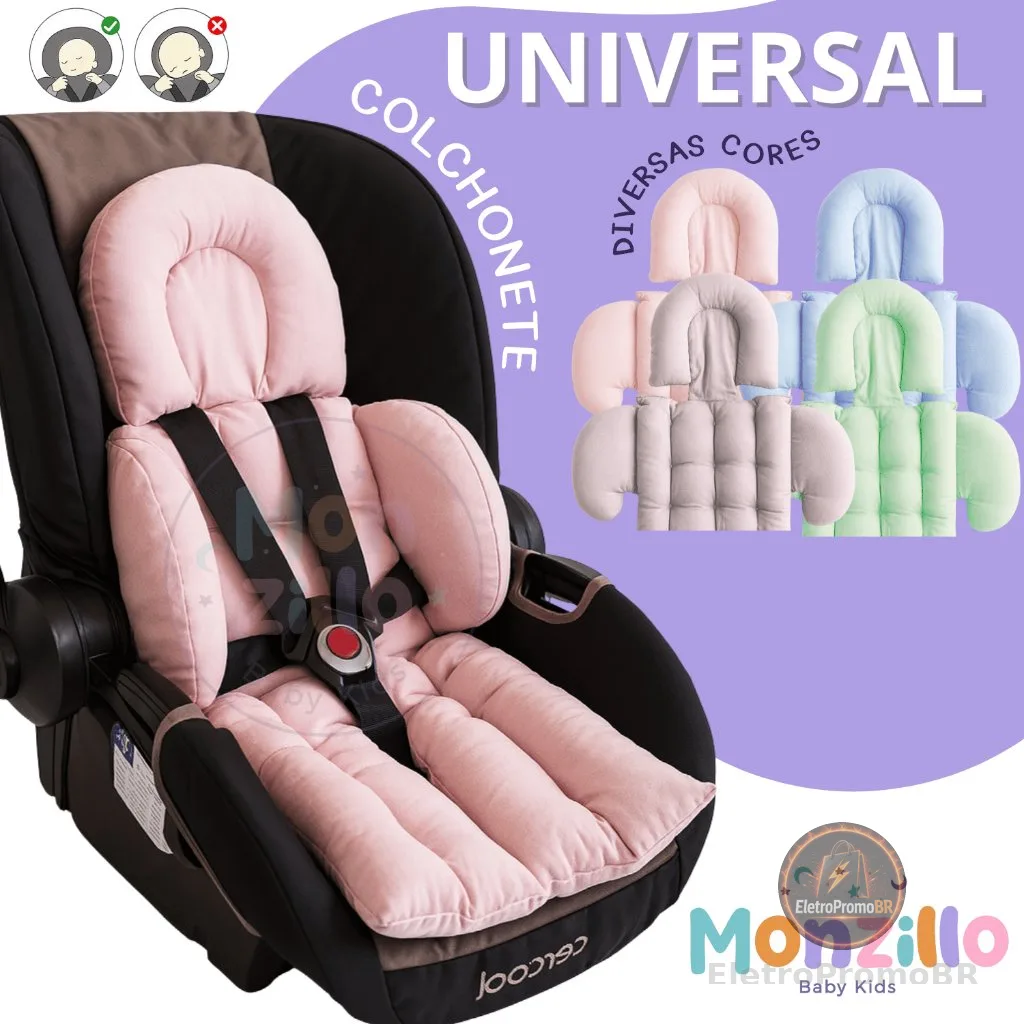 Colchonete Redutor De Bebê Conforto E Carrinho Super Macio