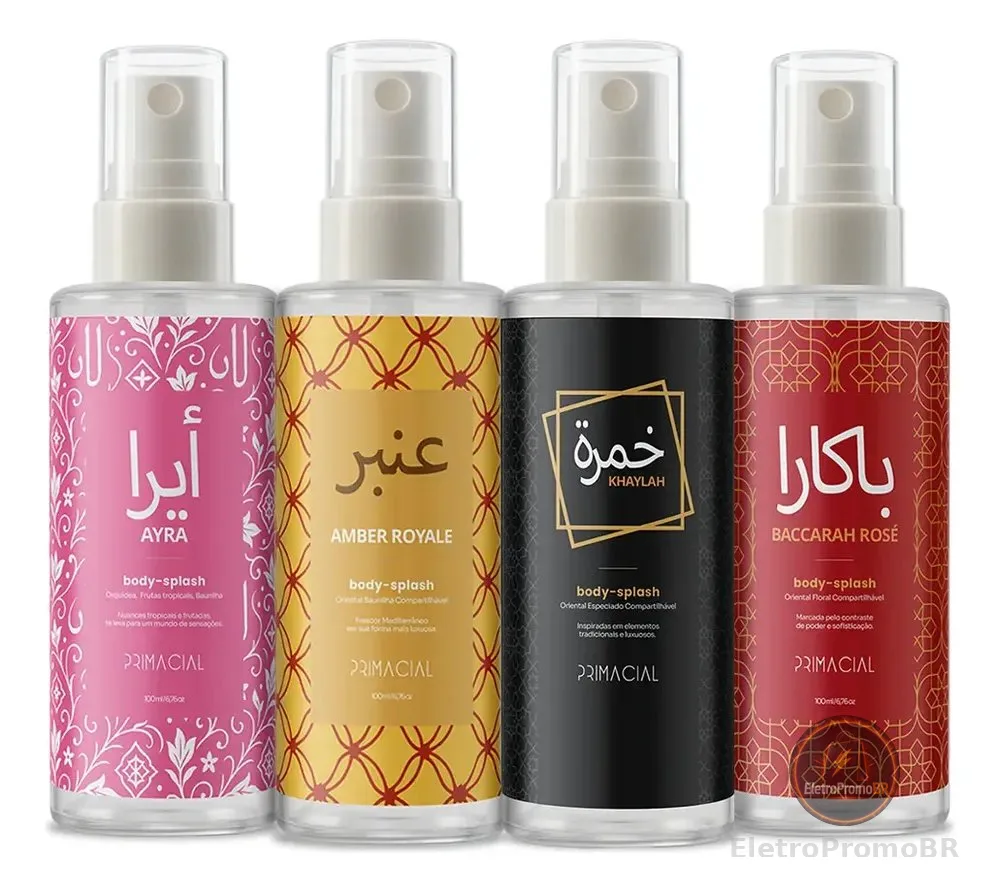 Perfumes Body Splash Linha Árabe 100ml By Primacial