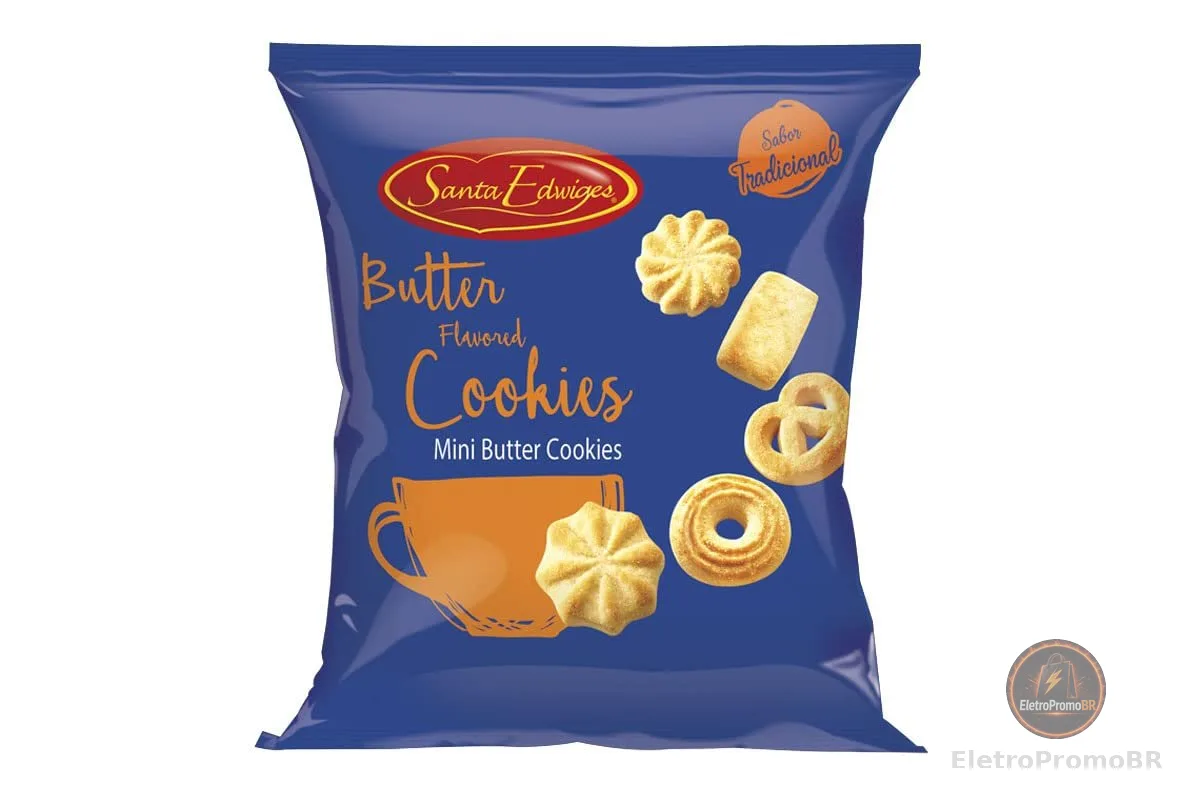 Santa Edwiges Mini Butter Cookies Tradicional 100G