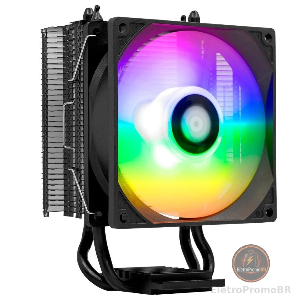 Cooler Para Processador Pichau Sage C2, ARGB, 92mm, PG-SGARGB-01
