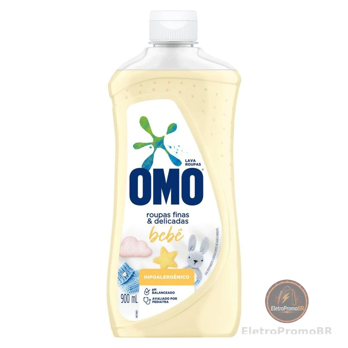 OMO Sabão Líquido Roupas Finas E Delicadas Bebê 900Ml