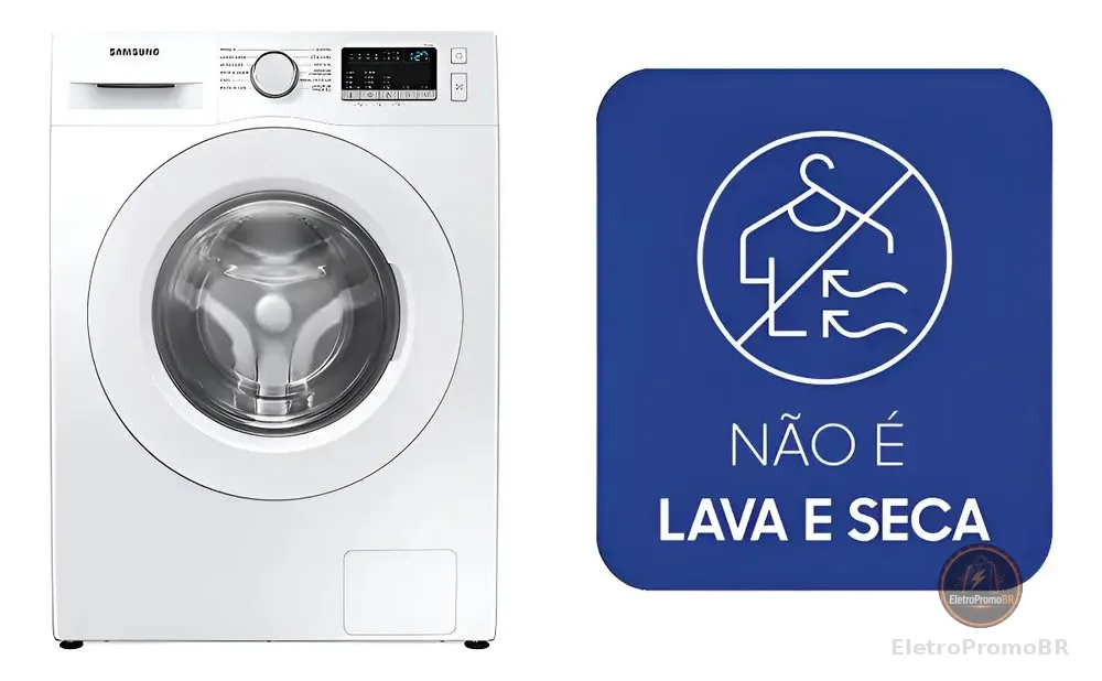 Lavadora Digital Inverter Samsung Ww11t Branca 11kg Cor Branco
