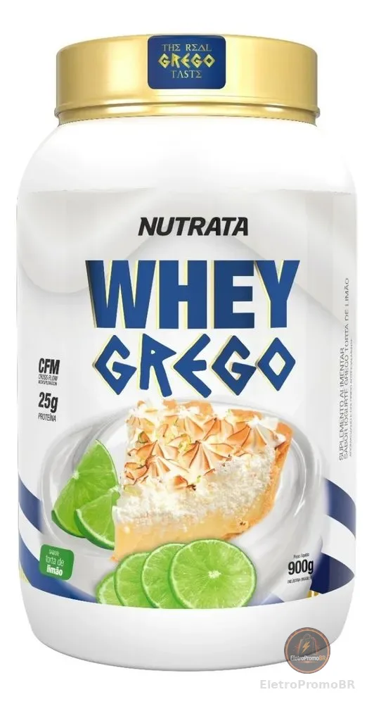 Whey Grego Pote 900g Torta de Limão Nutrata