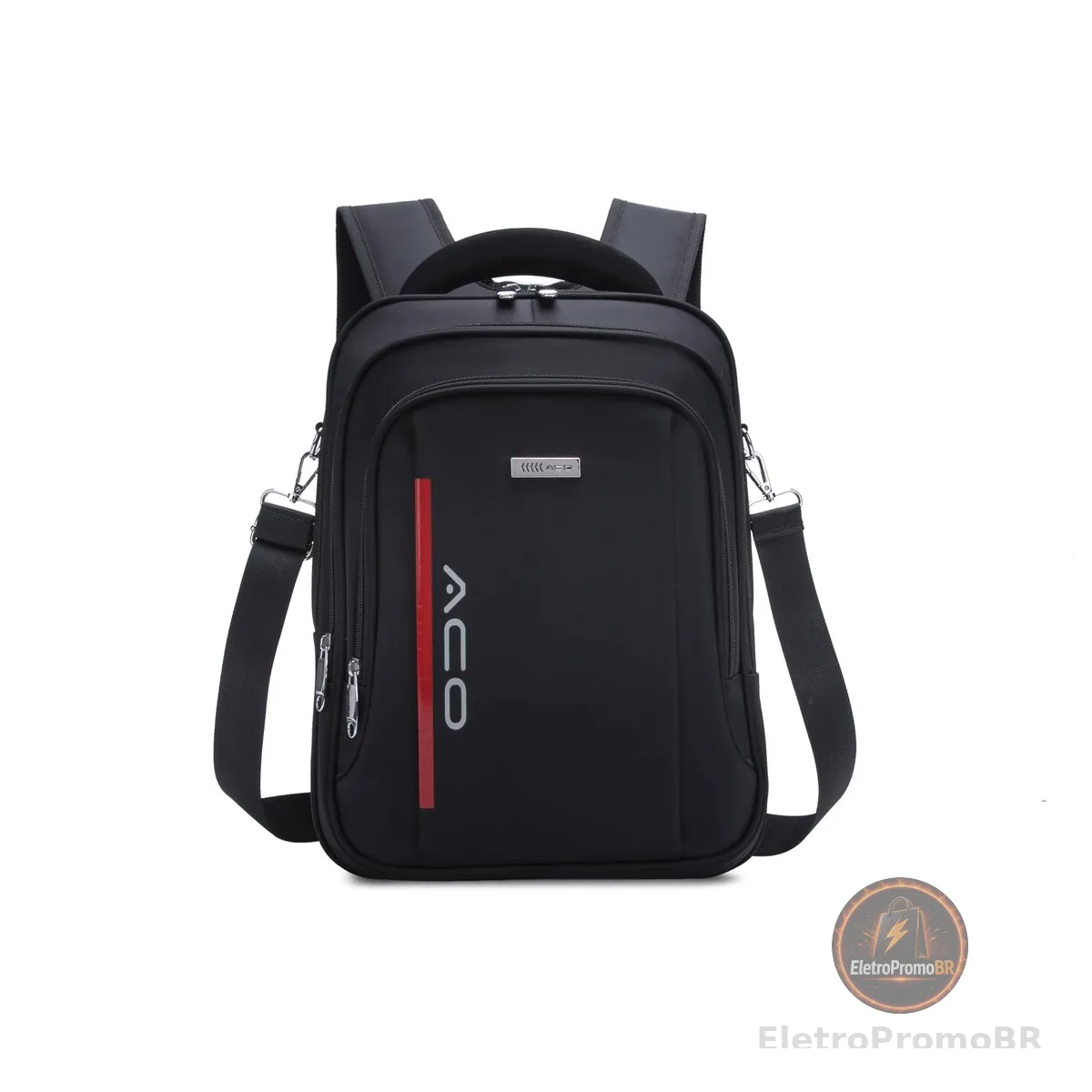 MOCHILA Escolar UNISSEX PROVA D'AGUA COM ALÇA E PORTA NOTEBOOK 15'' Marca ACO