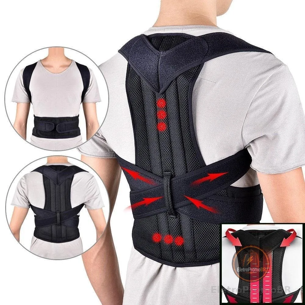 Corretor Postura Cinta Postural Para Coluna Corrigir Postura Protetor Lombar Corretor