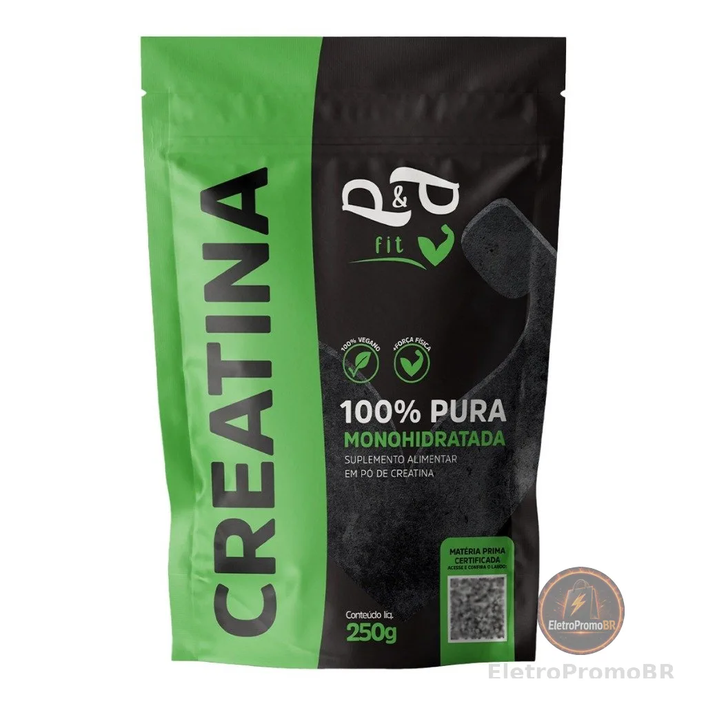 Creatina 250g 100% Pura Monohidratada - P&P FIT