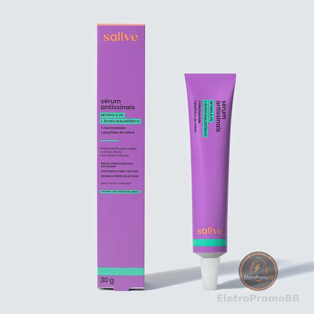 Sérum Antissinais Retinol Sallve 30g