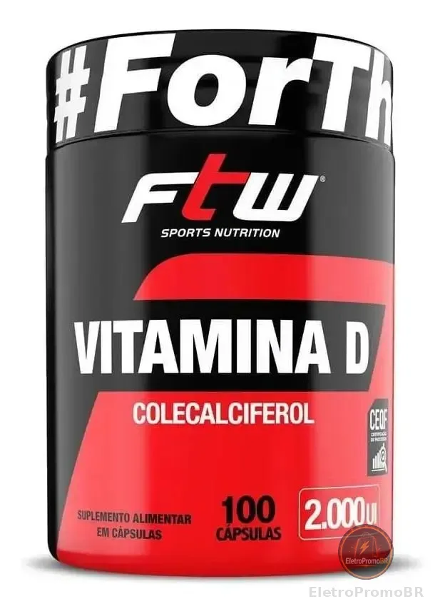 Vitamina D 2000Ui 100 Cáps - FTW