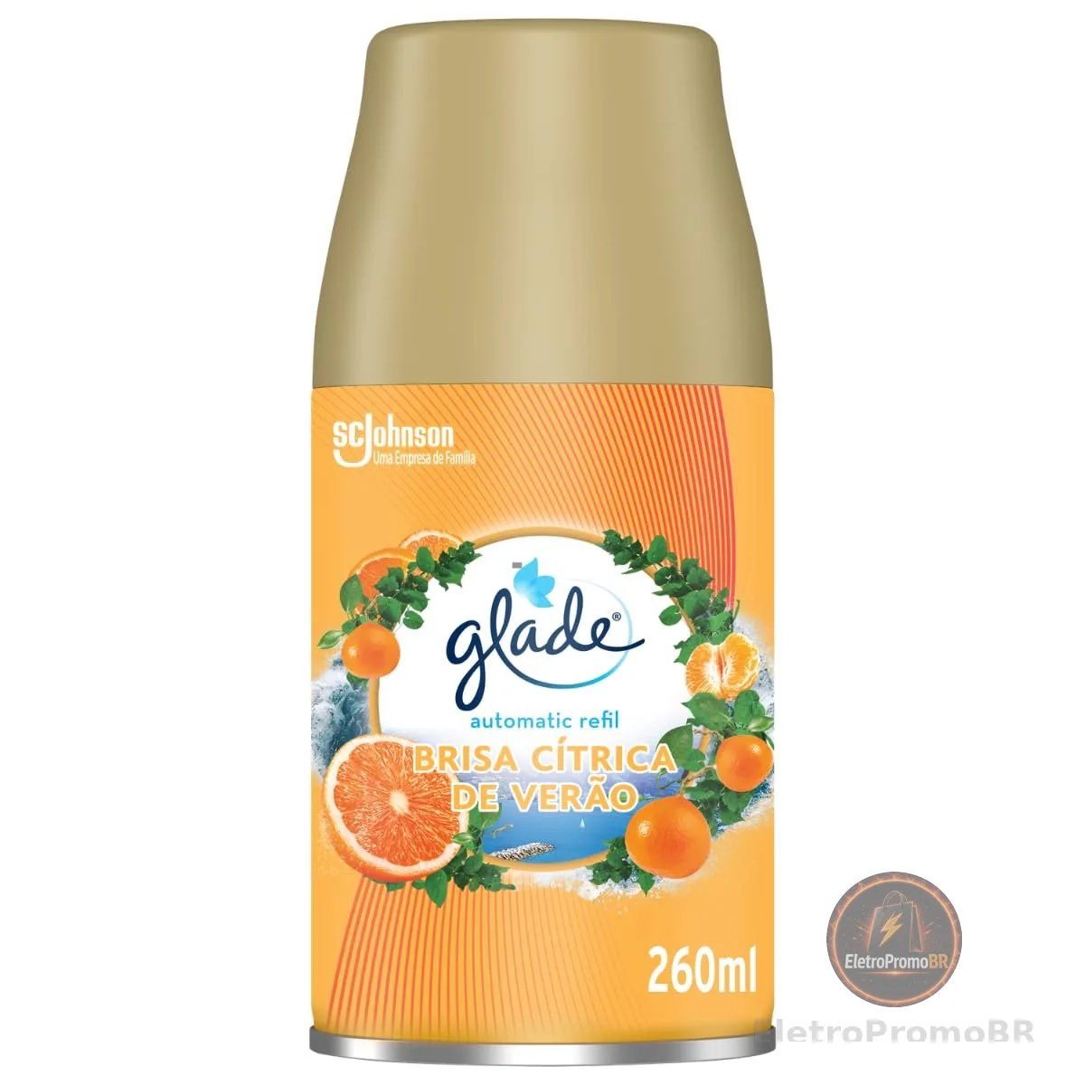 Glade Aromatizador de Ambiente Automático Brisa Cítrica, Refil 260ml