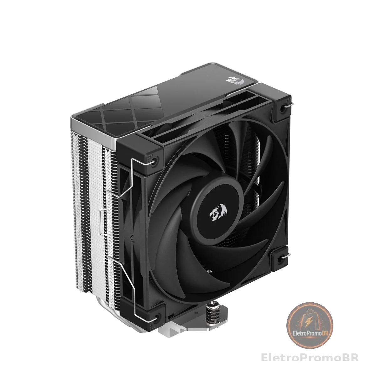 Air Cooler GamerStorm X Redragon AK400 RD Preto 4 Heatpipes Fan 120 mm R-AK400-BKNNMD-AJG