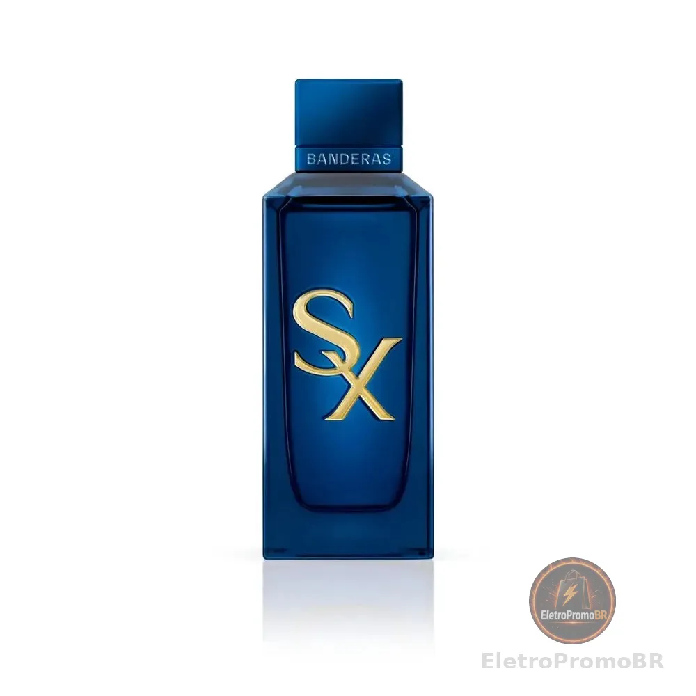Perfume masculino Banderas Seduction X Eau de Parfum 100ml - Aromático - Longa duração - Projeção Marcante e acordes que reagem com o calor do seu corpo