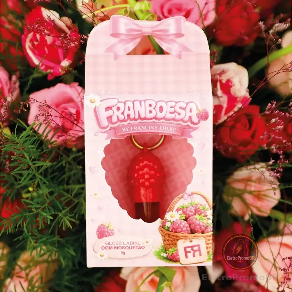Gloss Franboesa Fran By Franciny Ehlke Brilho Vermelho