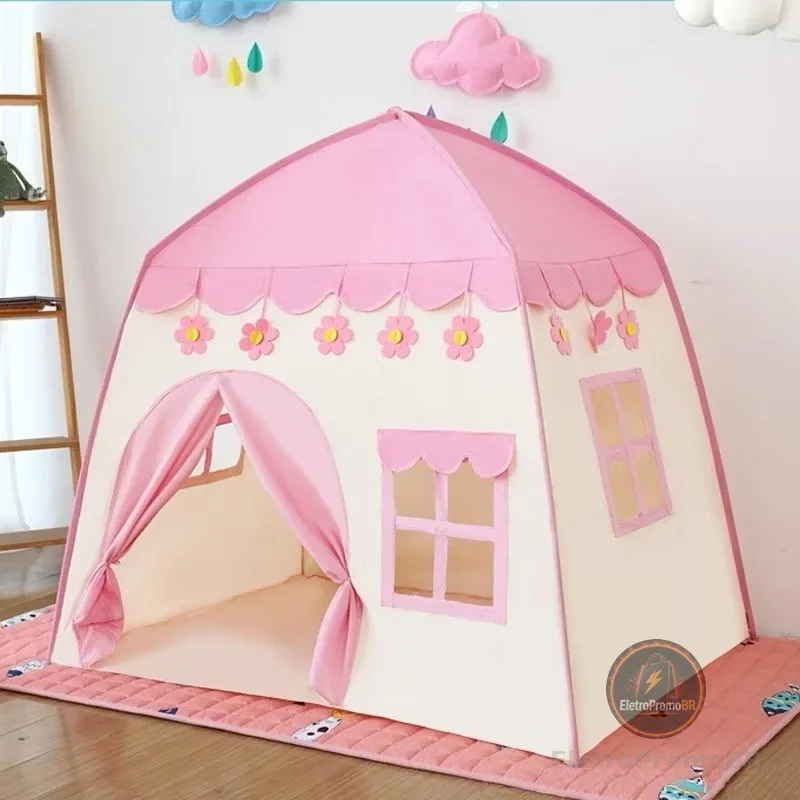 Tenda infantil: casa dos sonhos, infância feliz