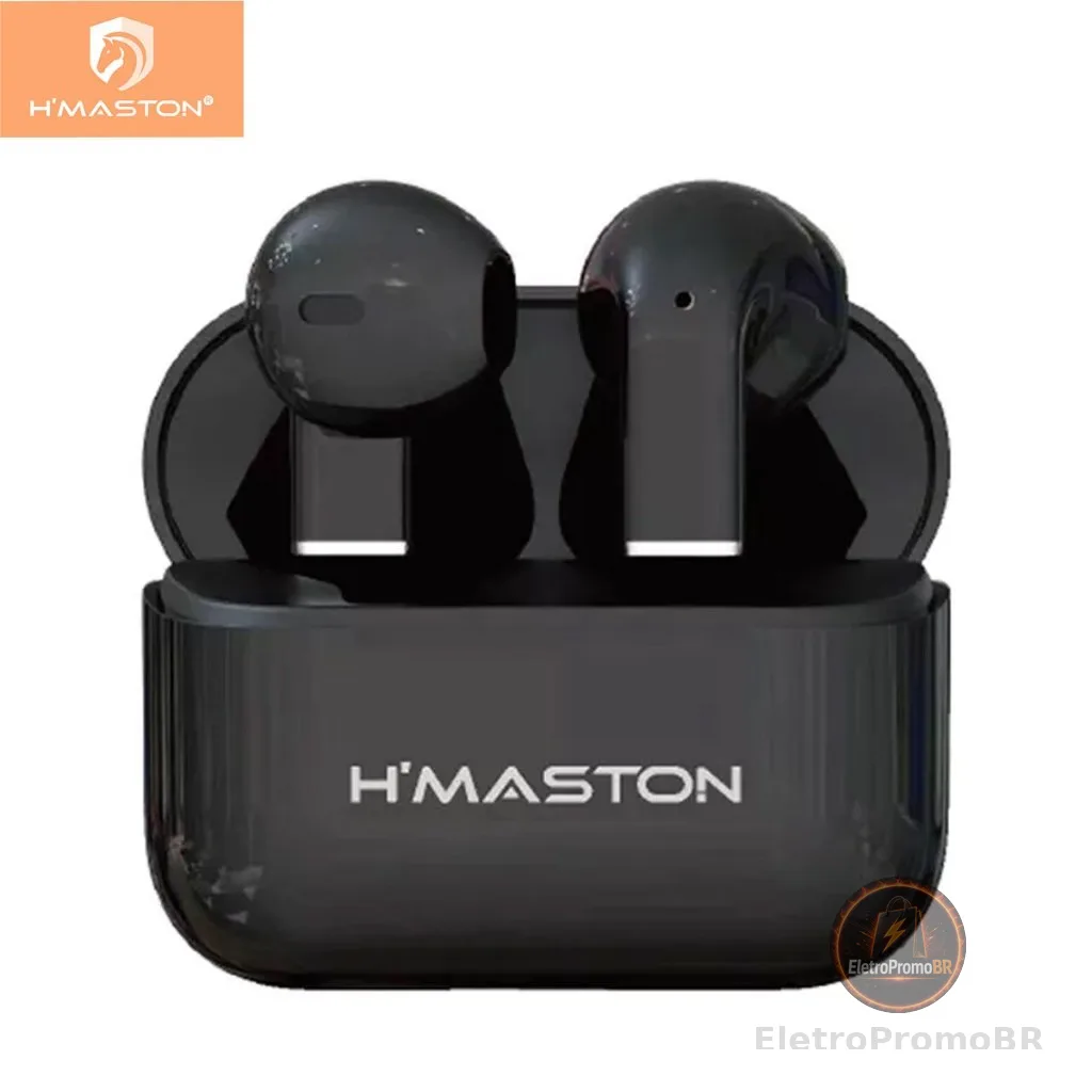 H'maston F917 Fone De Ouvido Sem Fio Tws Fone Bluetooth 5.3 com Microfone