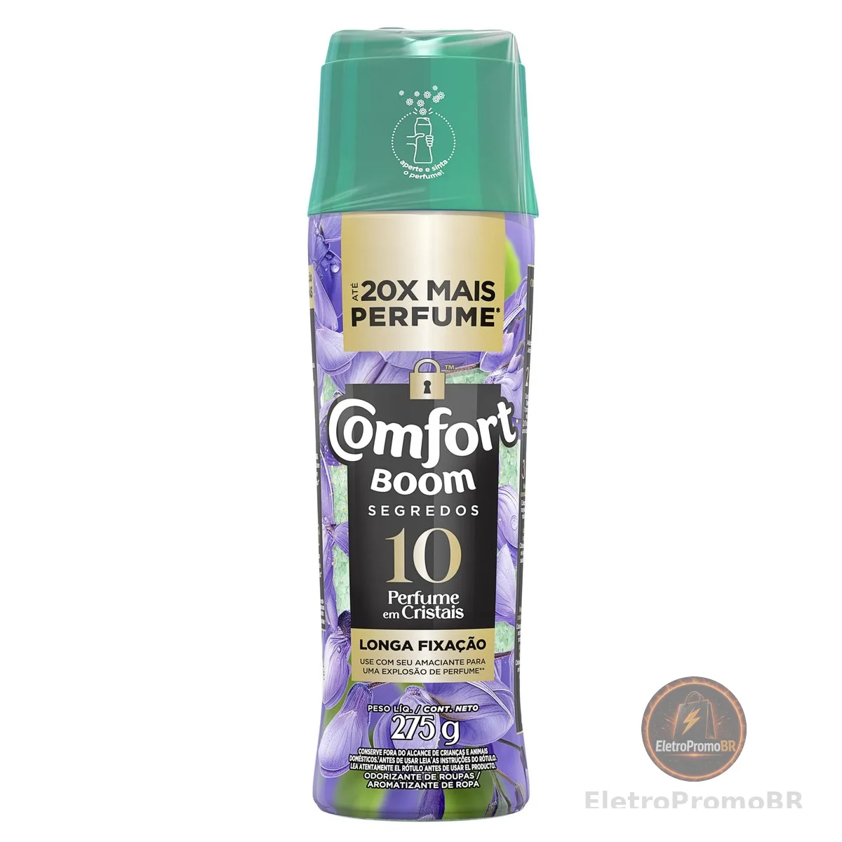 Odorizante de Roupas Comfort Boom 10 Segredos Frasco 275g