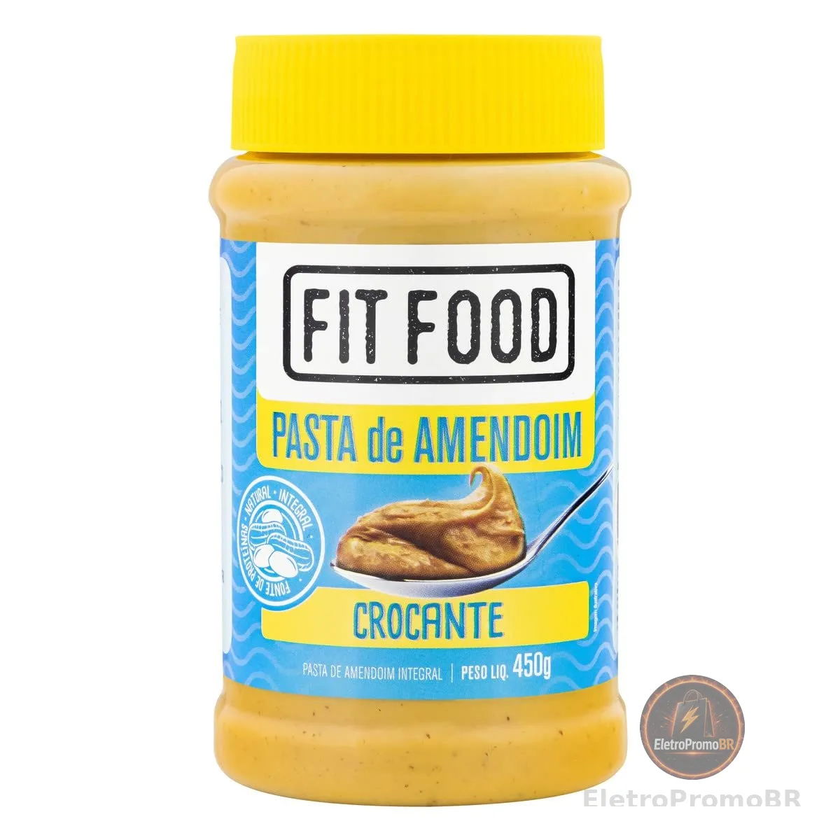 Fit Food Pasta De Amendoim Crocante 450G