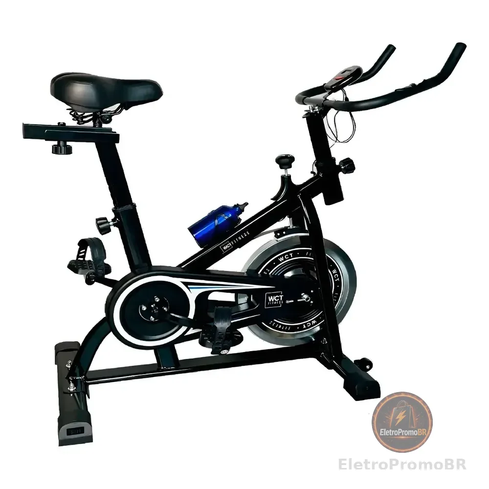 Bicicleta Spinning Wct Fitness Ergométrica 6kg Aço Preto