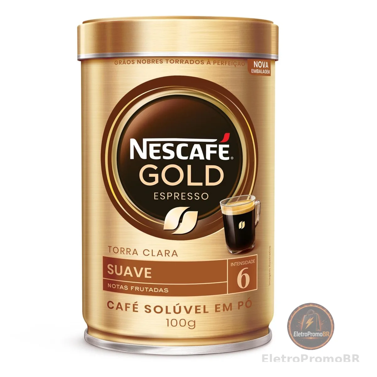 Café NESCAFÉ GOLD ESPRESSO Intensidade 6 Lata 100g