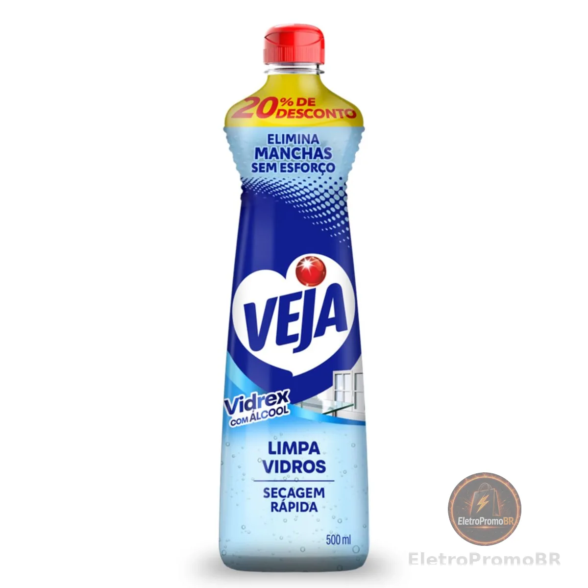 Veja Vidrex Limpa Vidros com Álcool 500ml Oferta