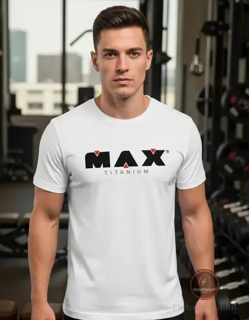 Camiseta Max Titanium Dry Fit Treino Camisa Fitness Academia