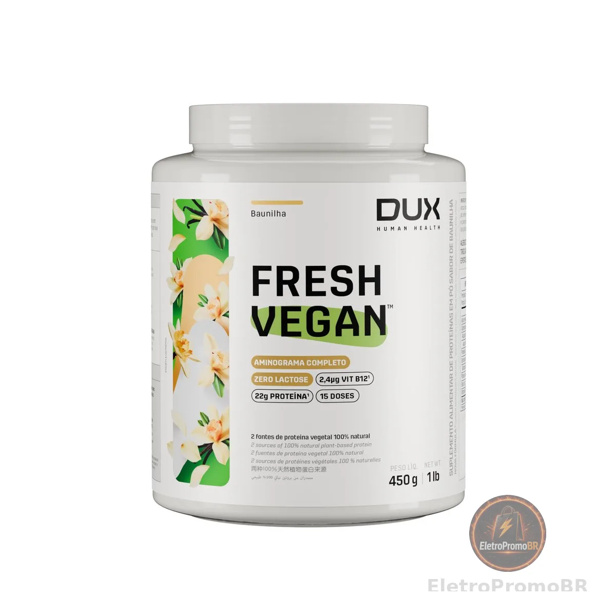 FRESH VEGAN 450G - BAUNILHA