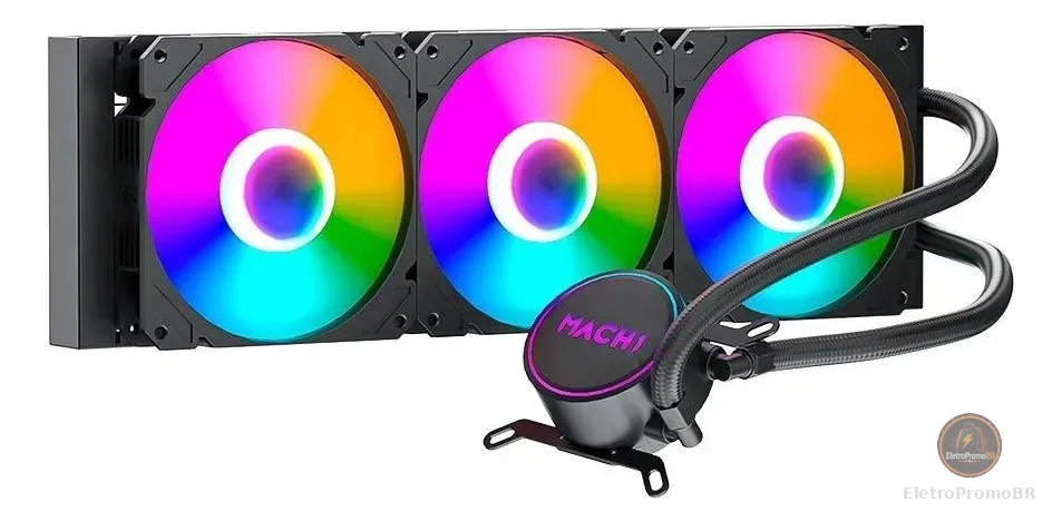 Water Cooler Mach1 Logic Gk360 Rgb 360mm Preto
