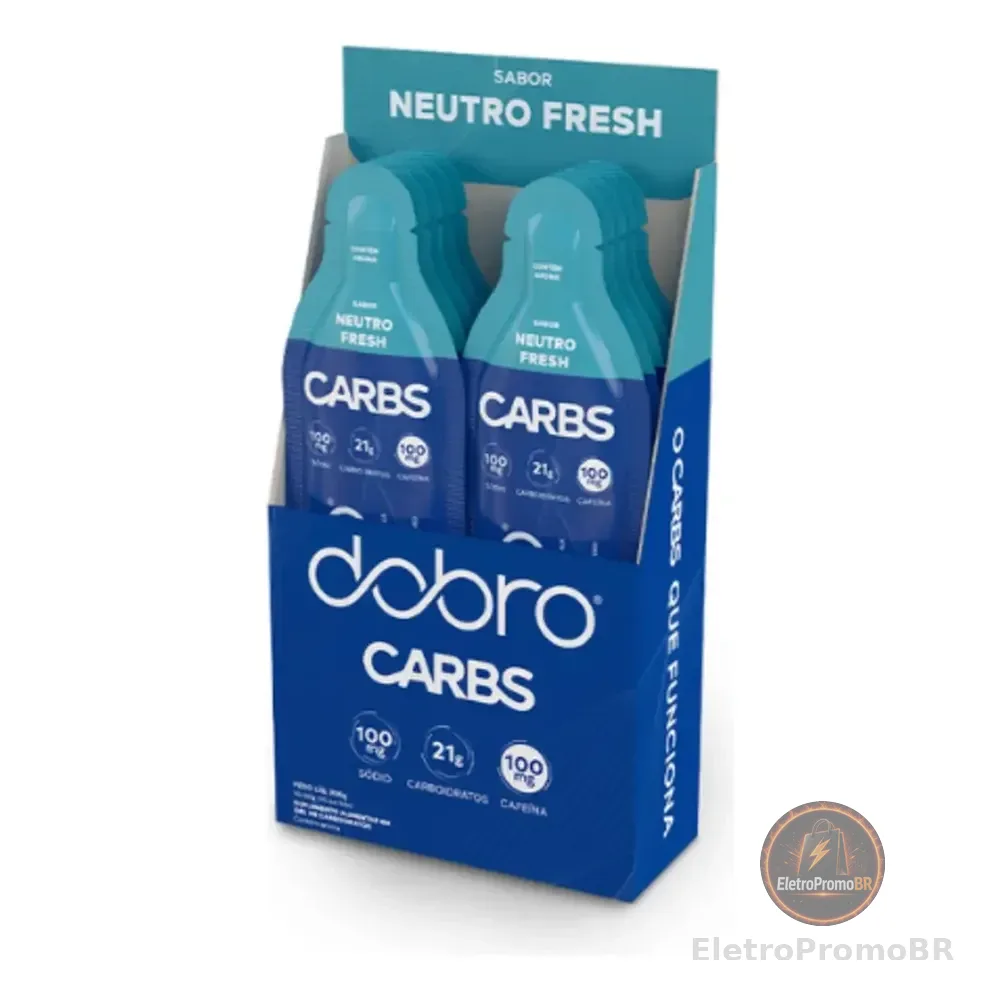 Carbs Gel Dobro Sabor Neutro Fresh Com Cafeína
