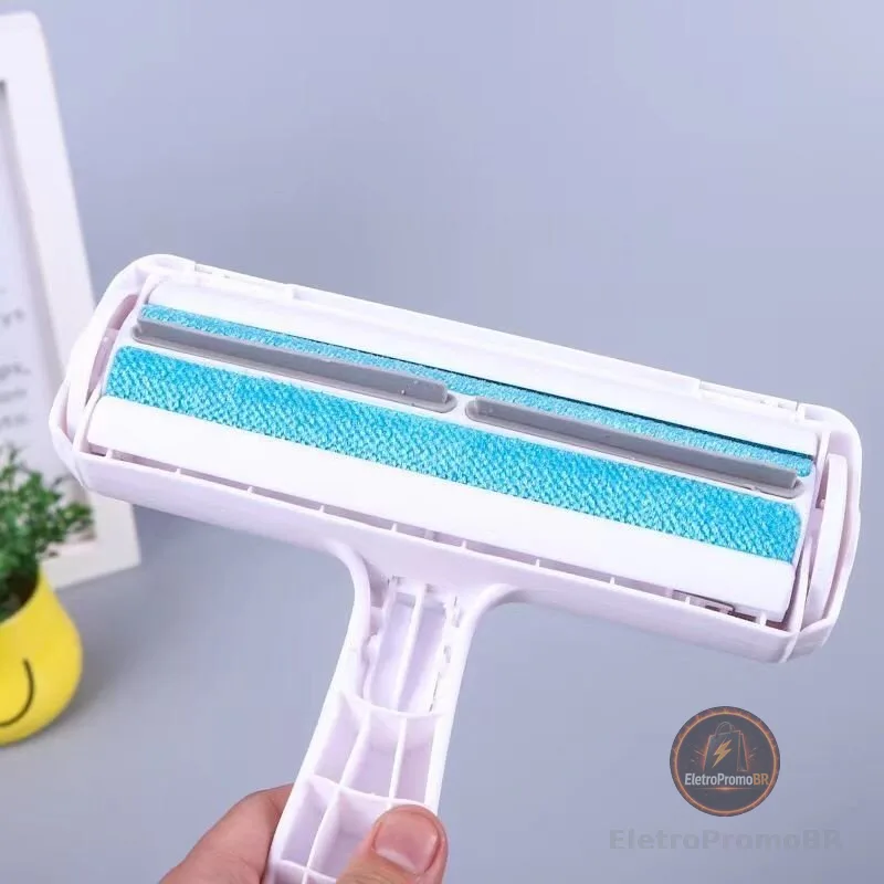 Rolo Removedor Tira Pelos Pet Cães & Gatos Sofá Roupa Carro Ecológico Pratico Gruda