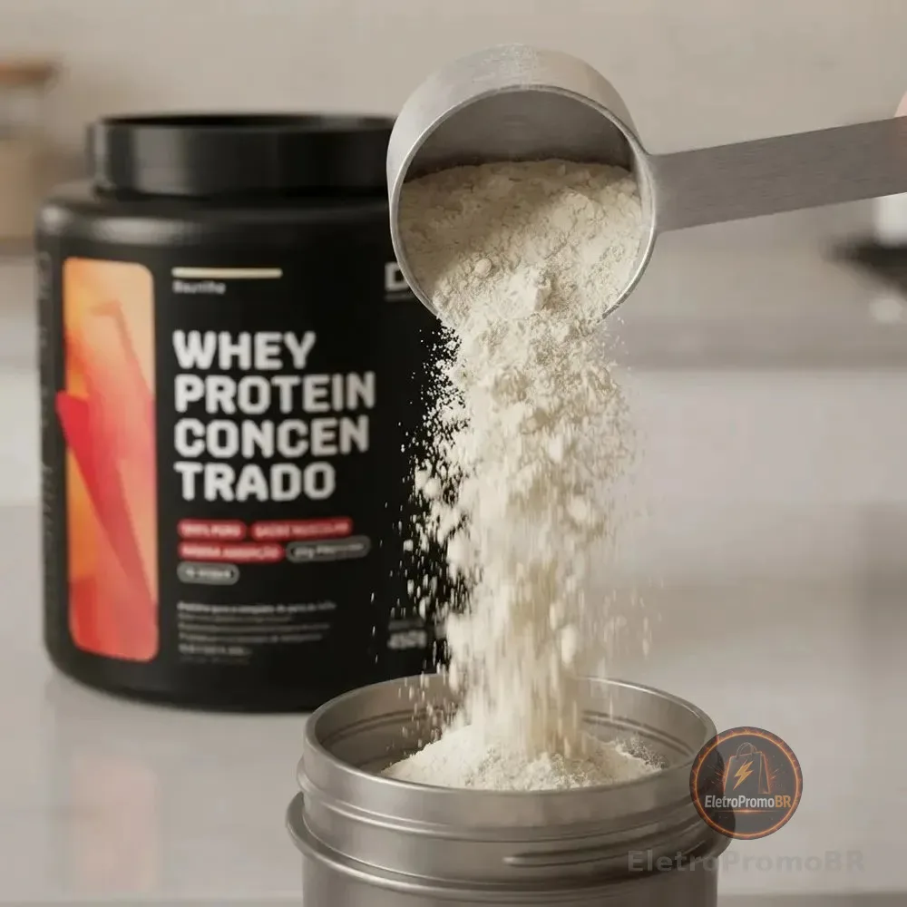 Whey Protein Concentrado - DUX Nutrition Pote 450g - Sabor Baunilha