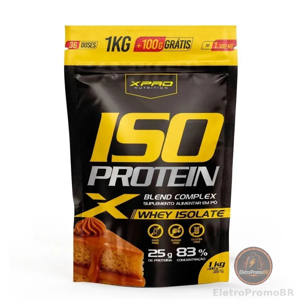 Whey Protein Isolado Iso Blend Complex Zero Açucar Low Carb Churros 1.100kg Xpro Nutrition