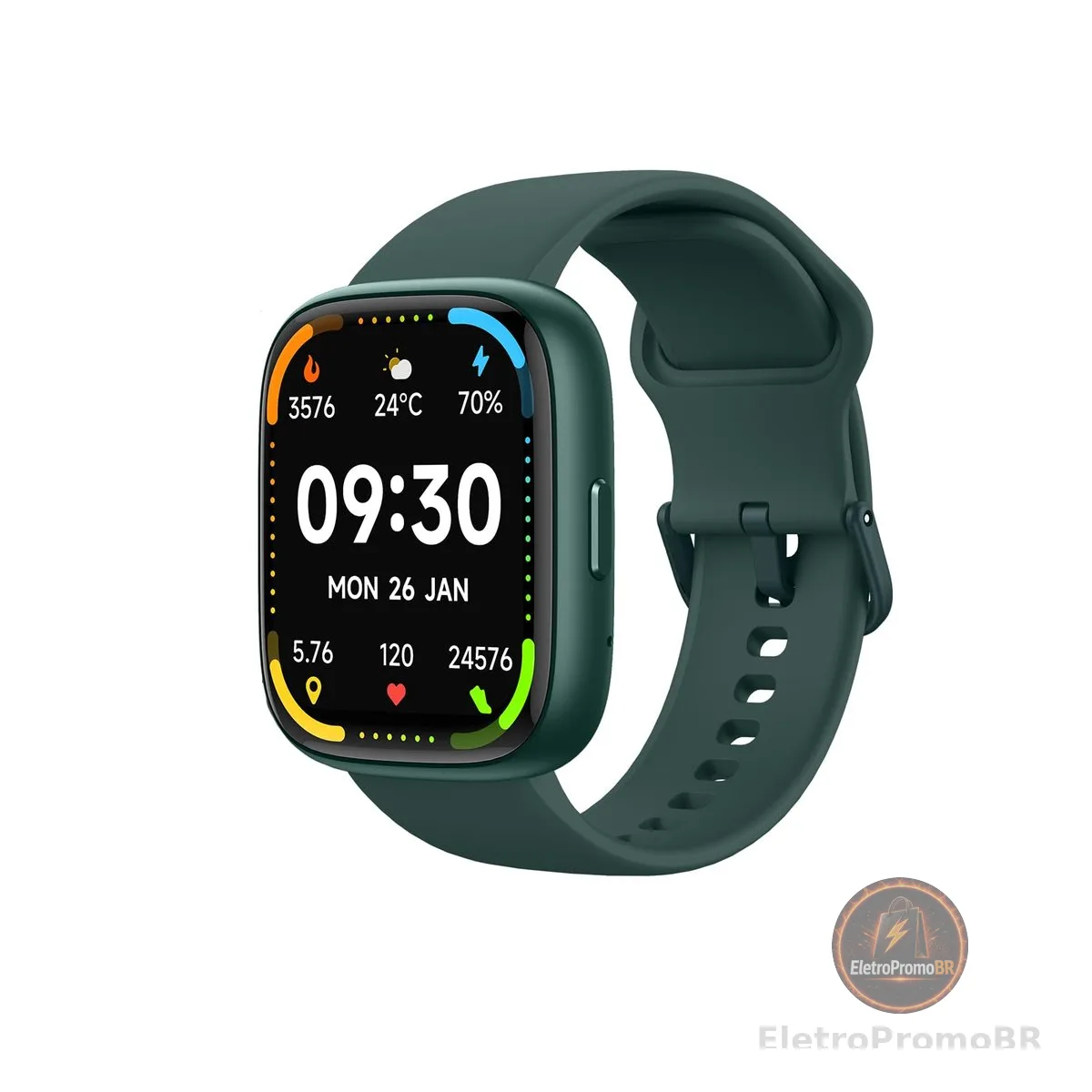 Bettdow SmartWatch, relogio smartwatch com Ecrã tátil e Alexa, à prova d'água IP68, relogio feminino e masculino, com 100+ modo esportivo e recebimento de notificações(verde)