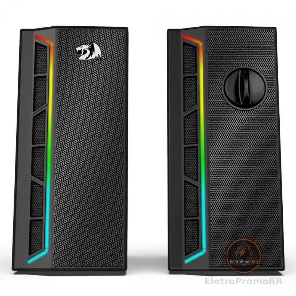 CAIXA DE SOM GAMER CALLIOPE RGB PRETO