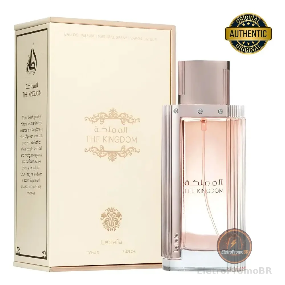 Perfume Árabe Lattafa The Kingdom Feminino 100ml Eua De Parf