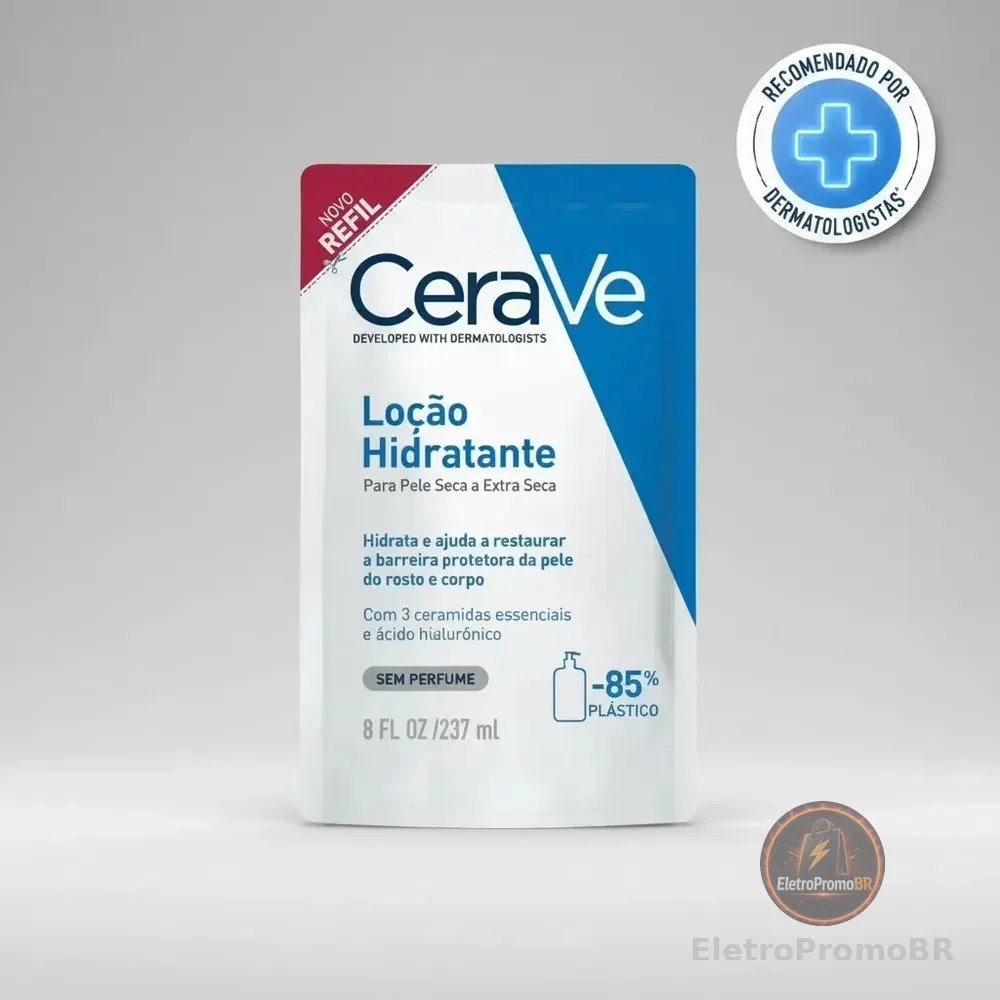 Loção Hidratante Para Pele Seca A Extra Seca Refil 237ml Cerave