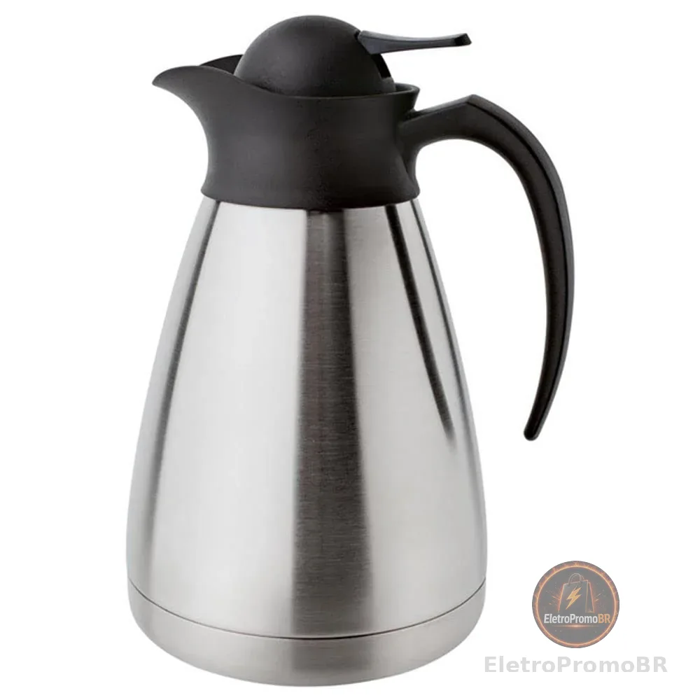 Bule Wave Aço Inox 1L Invicta