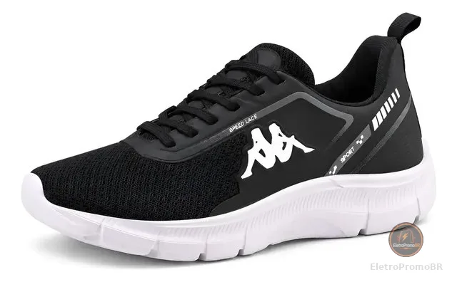 Tênis Kappa Run 200 Original Caminhada Academia