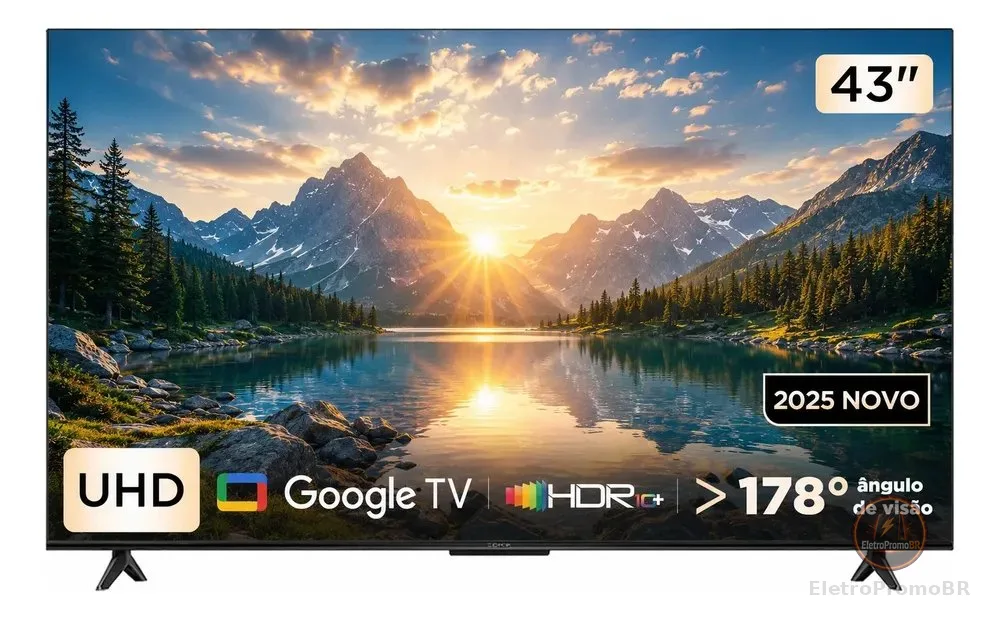 Smart Tv Semp 4k 43 S62 Google Tv Wi-fi Bt Hdmi 2.1 Hdr10