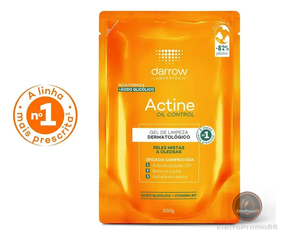 Gel de Limpeza Facial Darrow Actine Oil Control Refil 300g