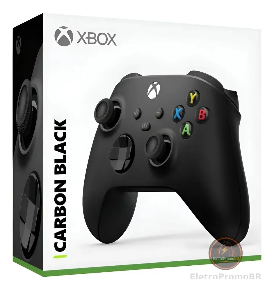 Controle Xbox Wireless Series X|s Carbon Black Carbon Black