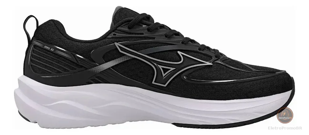 Tênis Masculino Space 6 Mizuno 90-preto Liso 41 Br
