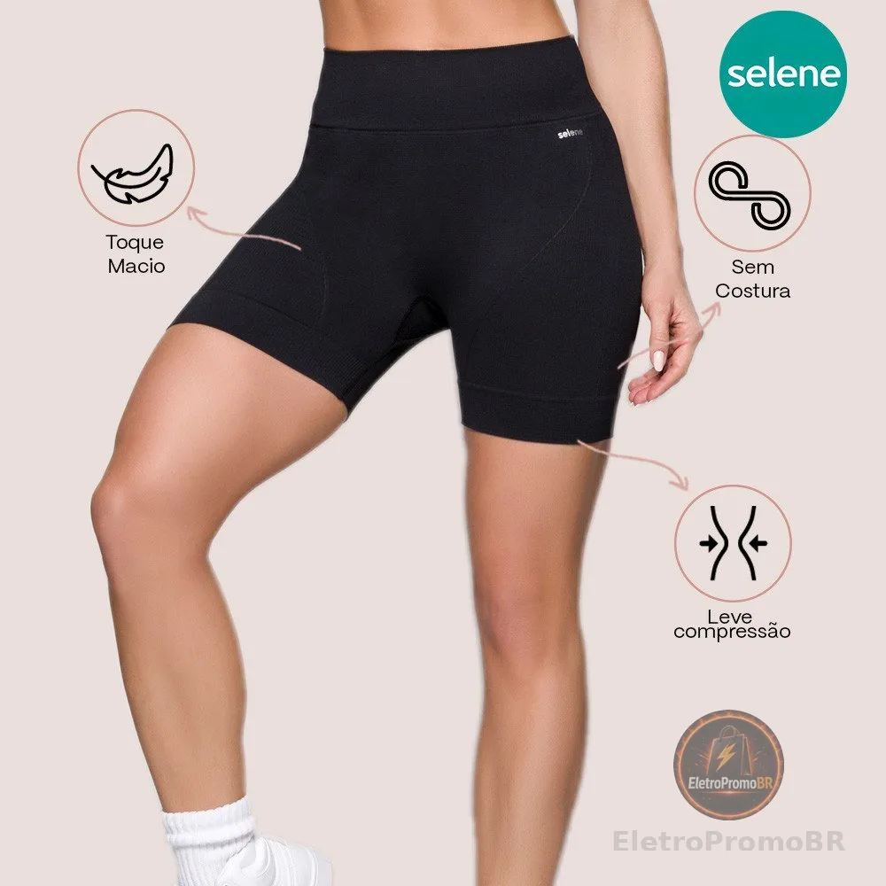 Shorts Feminino Fitness De Academia Selene Original